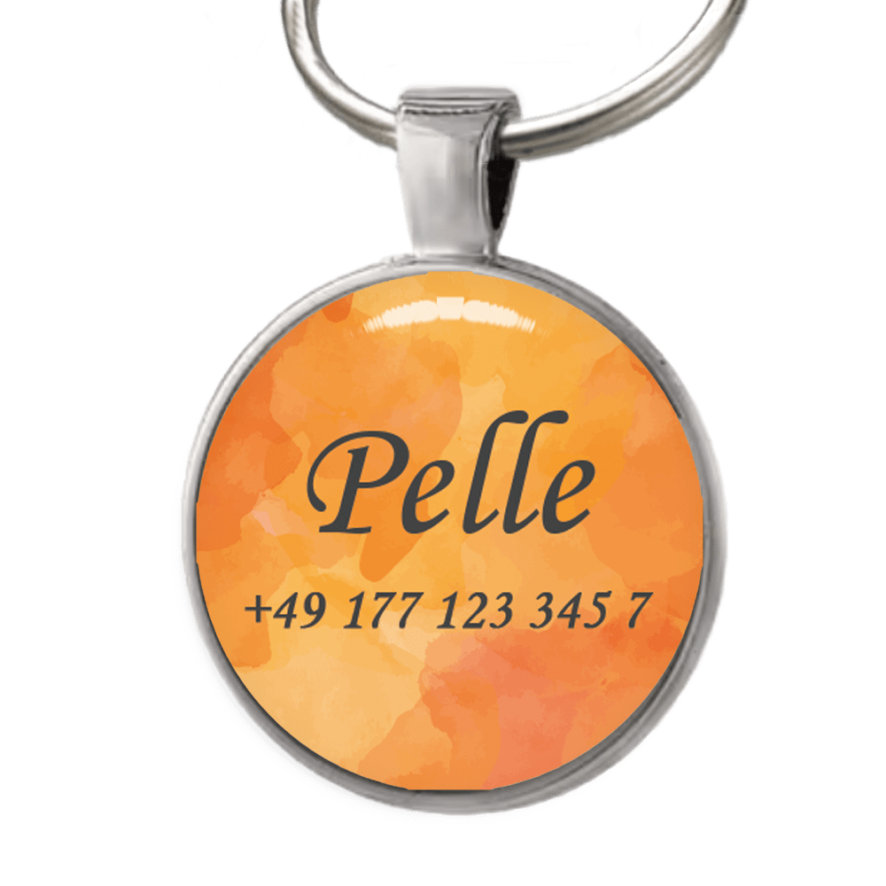 Hundemarke Coloredition Orange - EQUIMEA