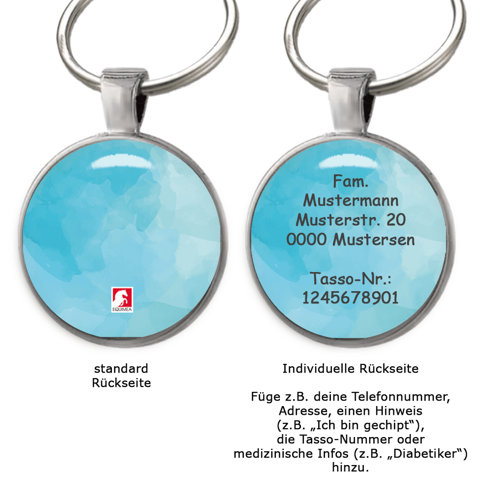 Hundemarke Coloredition Water - EQUIMEA