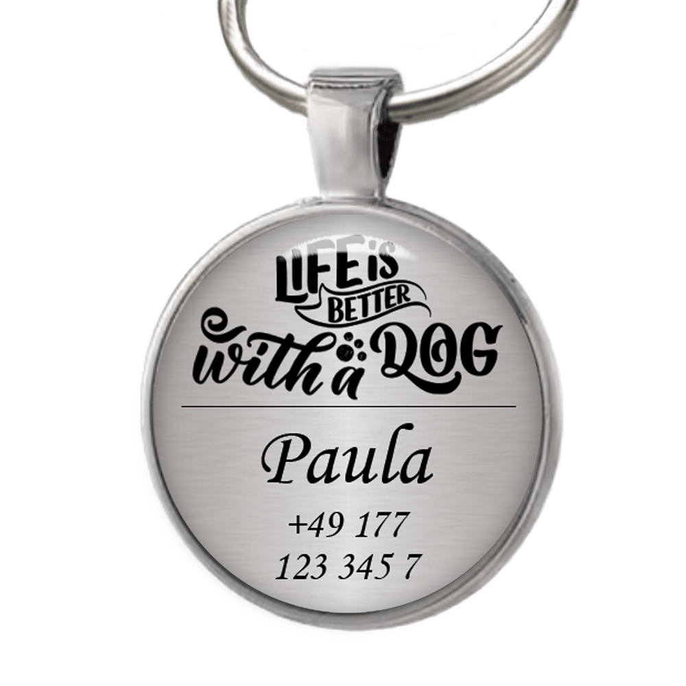 Hundemarke Life is better with a Dog - EQUIMEA