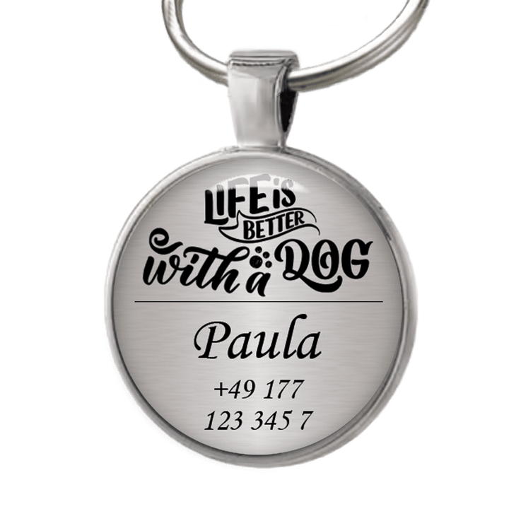 Hundemarke Life is better with a Dog - EQUIMEA