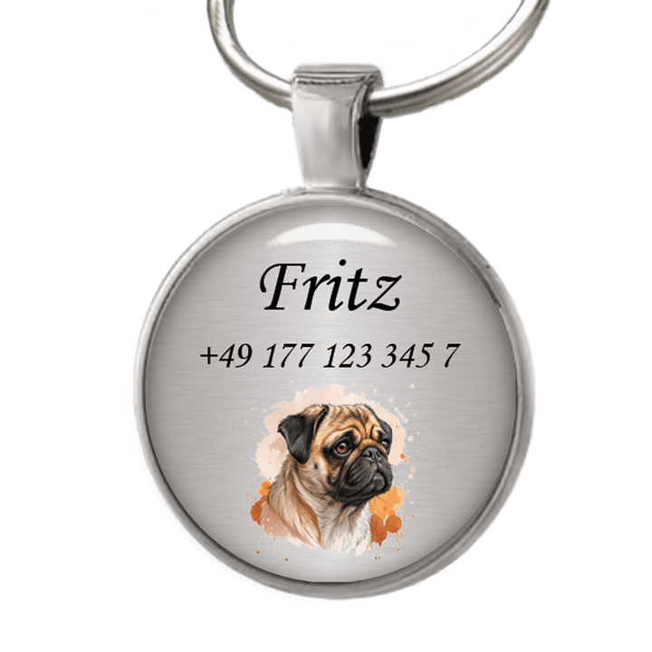 Hundemarke Mops - EQUIMEA