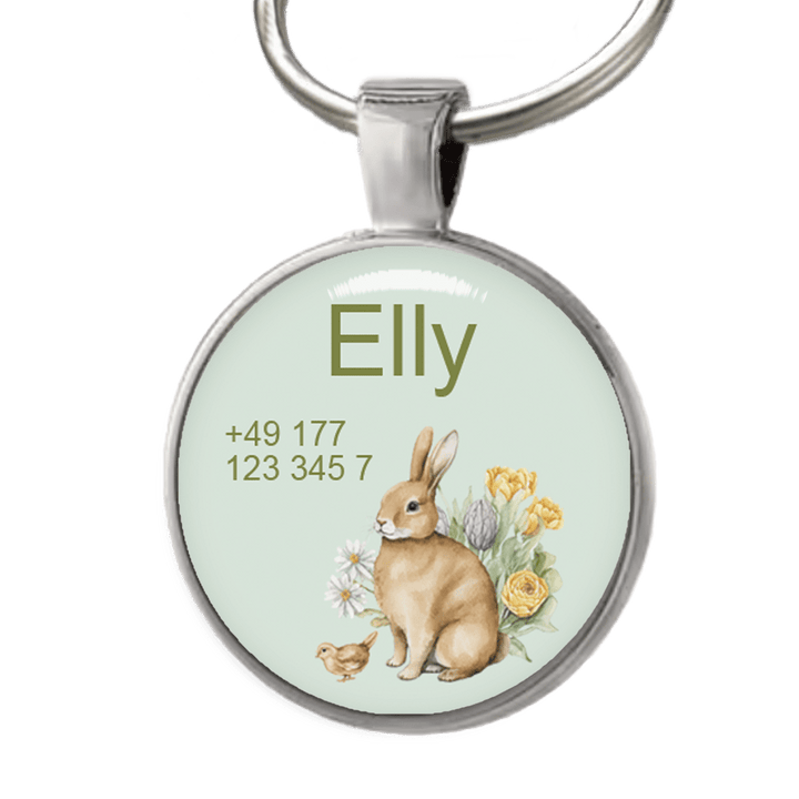 Hundemarke Osterhase mit Küken - EQUIMEA