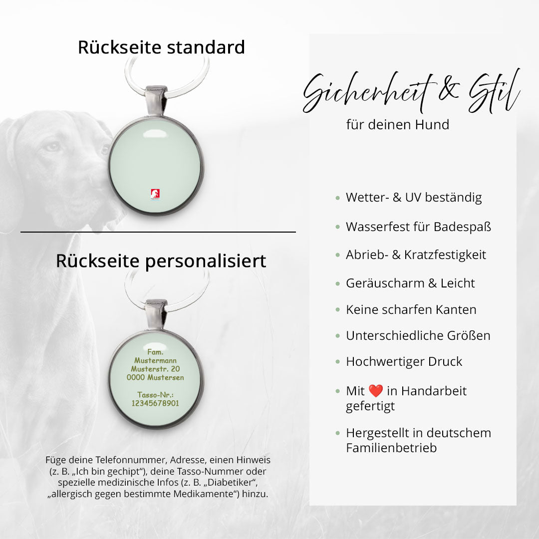 Hundemarke Osterhase mit Küken - EQUIMEA