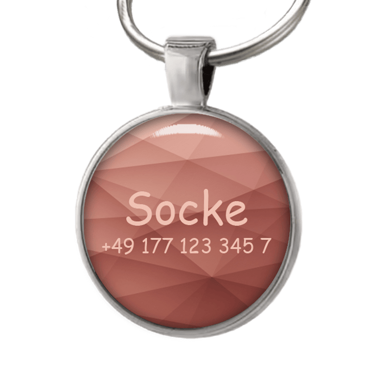 Hundemarke Rose Gold Stripes - EQUIMEA