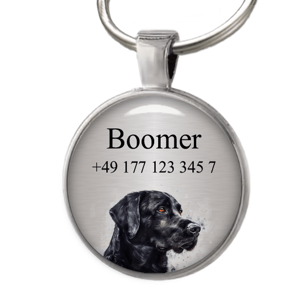 Hundemarke schwarzer Labrador - EQUIMEA