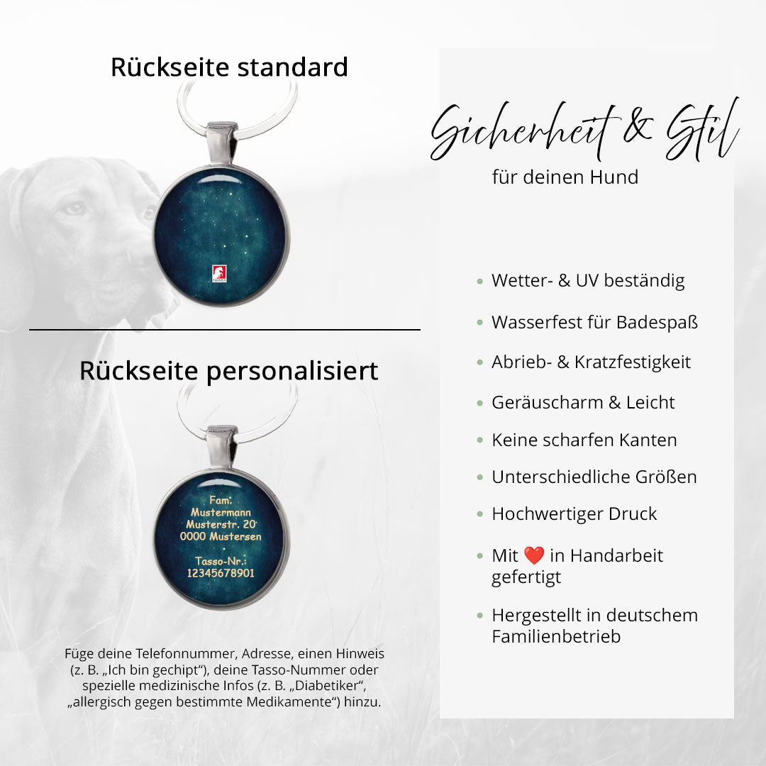 Hundemarke Sternzeichen Skorpion - EQUIMEA