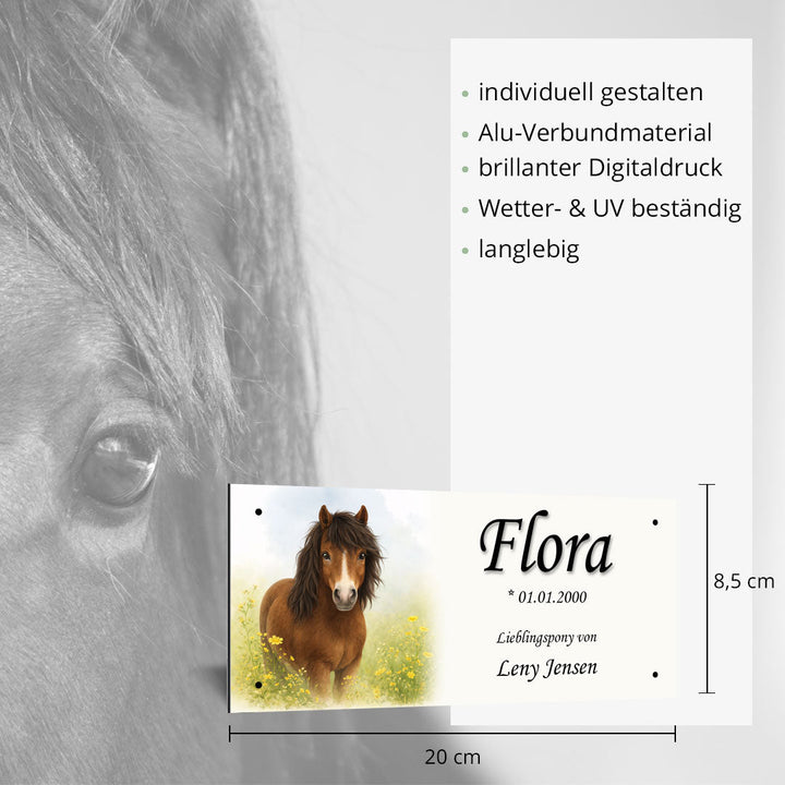 Kinderschild Flora - EQUIMEA