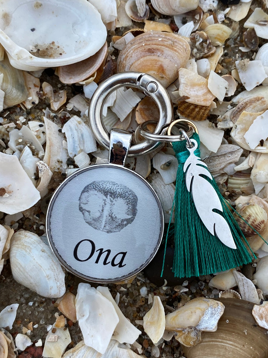 Mini - Charm - Anhänger für Hunde - und Pferdemarken - Feder - EQUIMEA