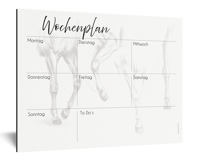 Wochenplan "Cavaliné" für 1 Pferd - EQUIMEA