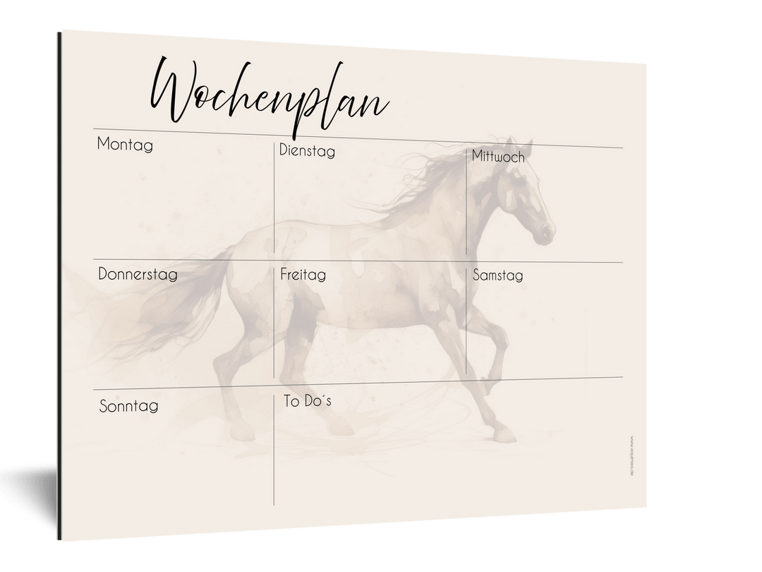 Wochenplan "Equimove" für 1 Pferd - EQUIMEA