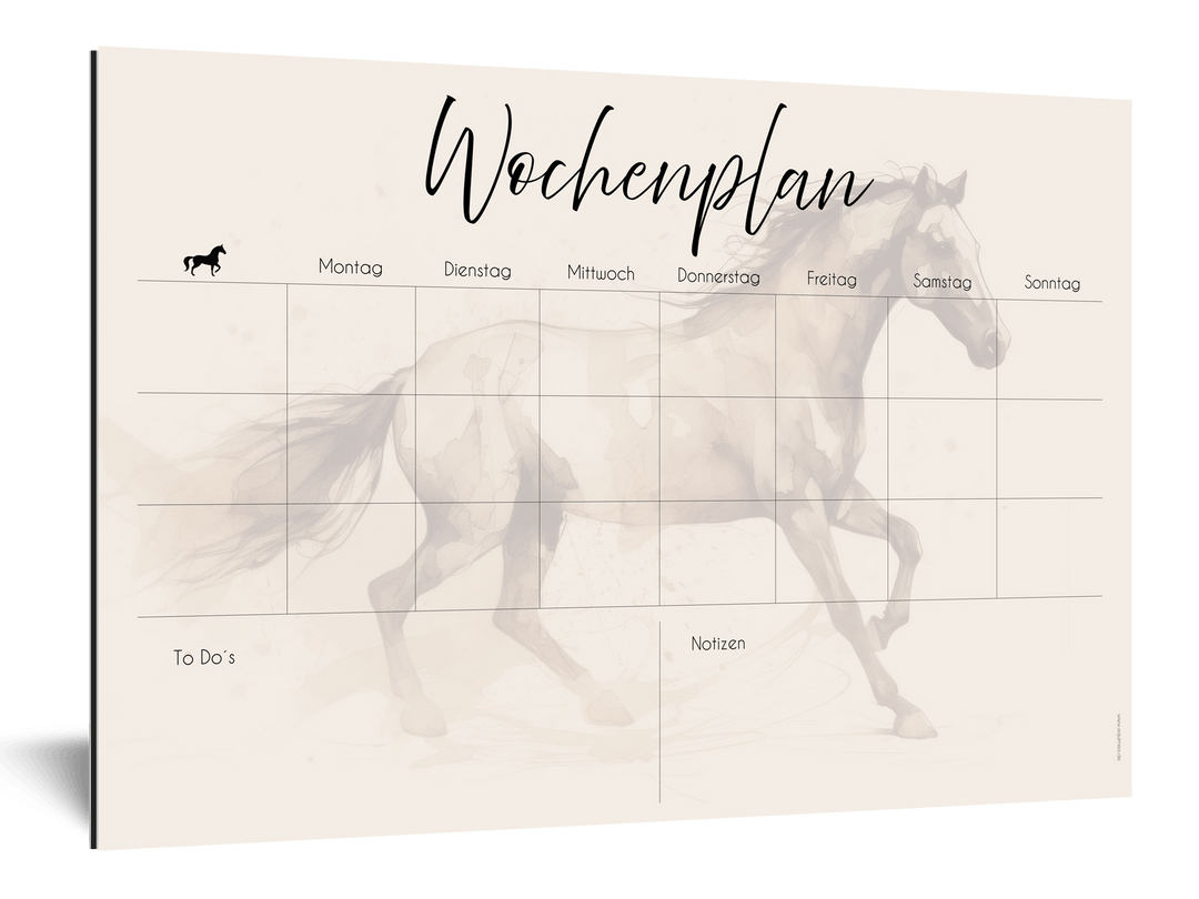 Wochenplan "Equimove" für 3 Pferde - EQUIMEA