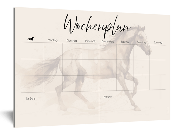 Wochenplan "Equimove" für 3 Pferde - EQUIMEA